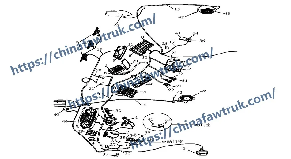 Электрооборудование в кабине