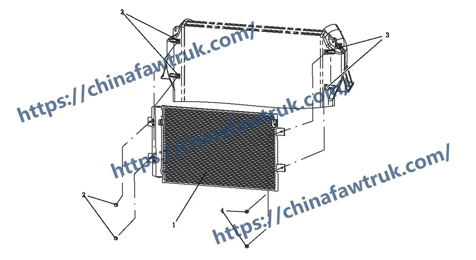 Ensemble logique de l'unité de condenseur FAW
