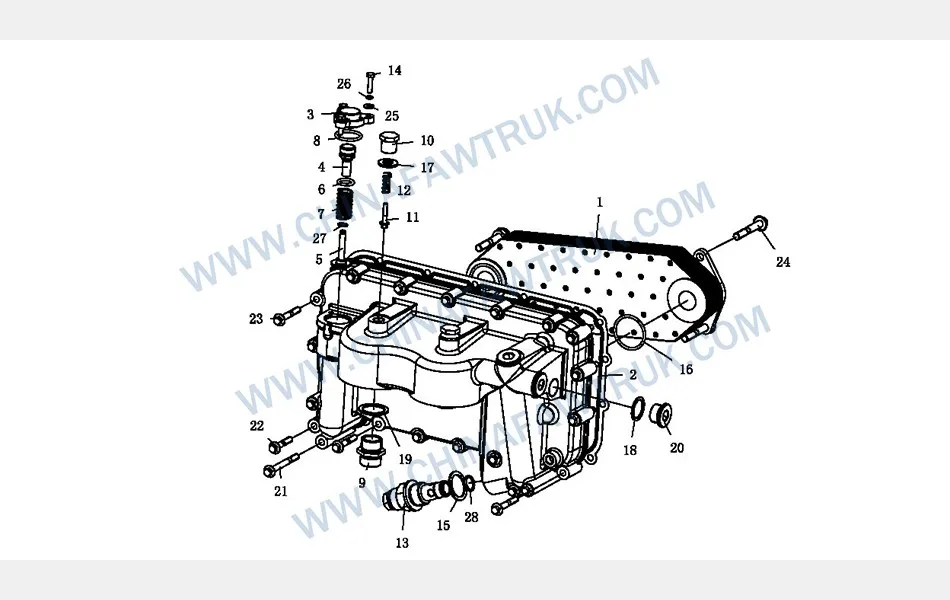 FAW Engine Oil Cooler