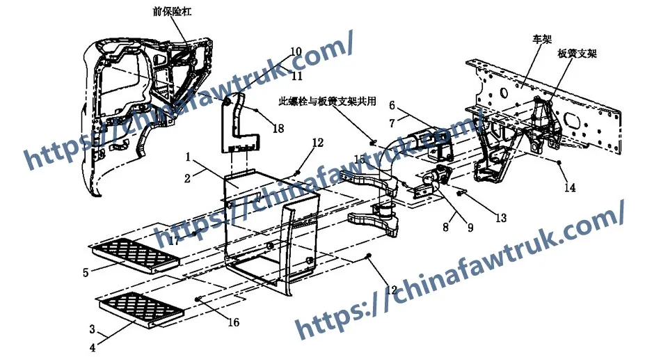 Assemblages FAW de première et deuxième étapes avec couvercles décoratifs