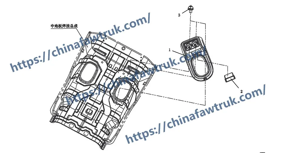 Protection de levier de vitesse FAW