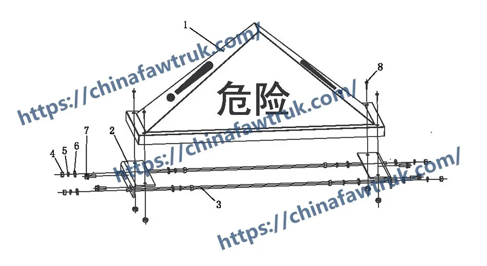 FAW Hazardous Goods Indicator Light Logic Assembly