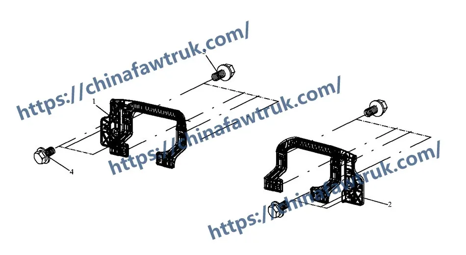FAW J6P Подлокотник в сборе