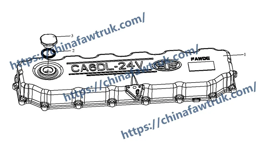 FAW J6P Cylinder Head Cover