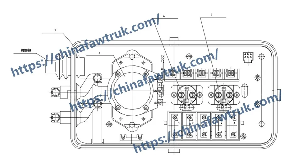 Сборка электрооборудования FAW J6P