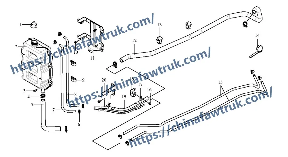 Расширительный бак FAW J6P