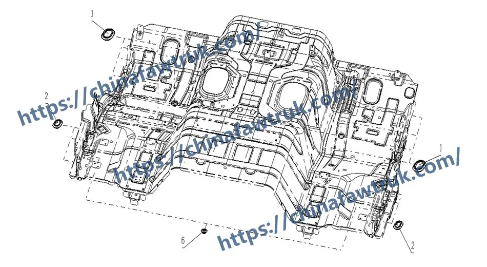 Блокировка пола FAW J6P