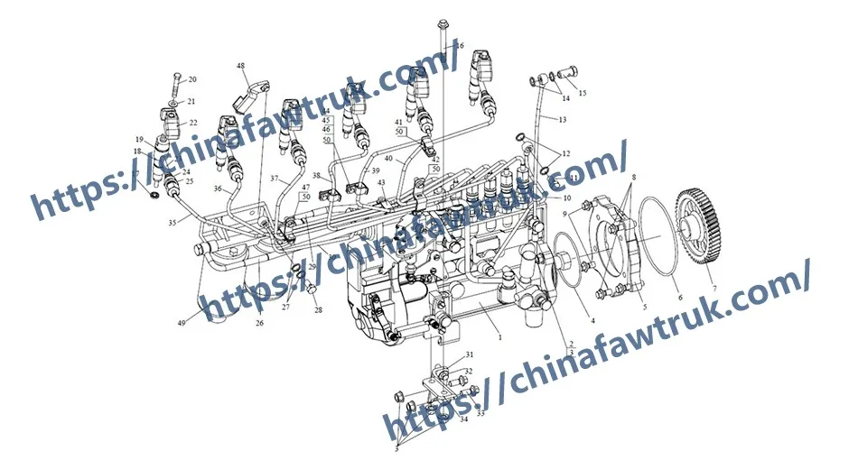 Система подачи топлива FAW J6P