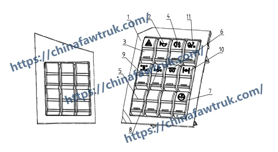 Функциональный переключатель FAW J6P