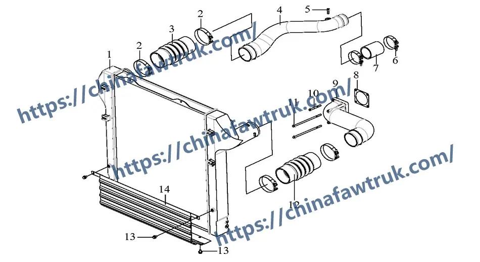 Защитная сетка FAW J6P