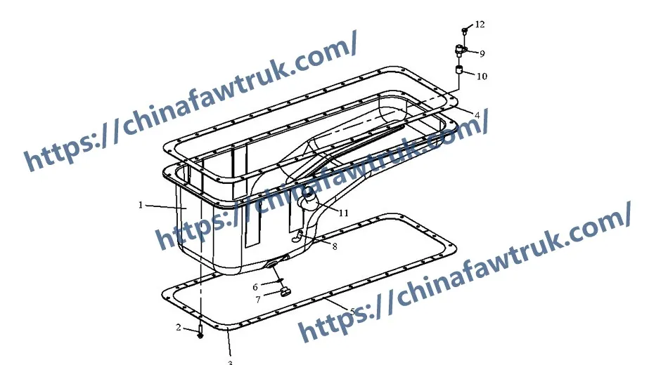 FAW J6P Oil Pan