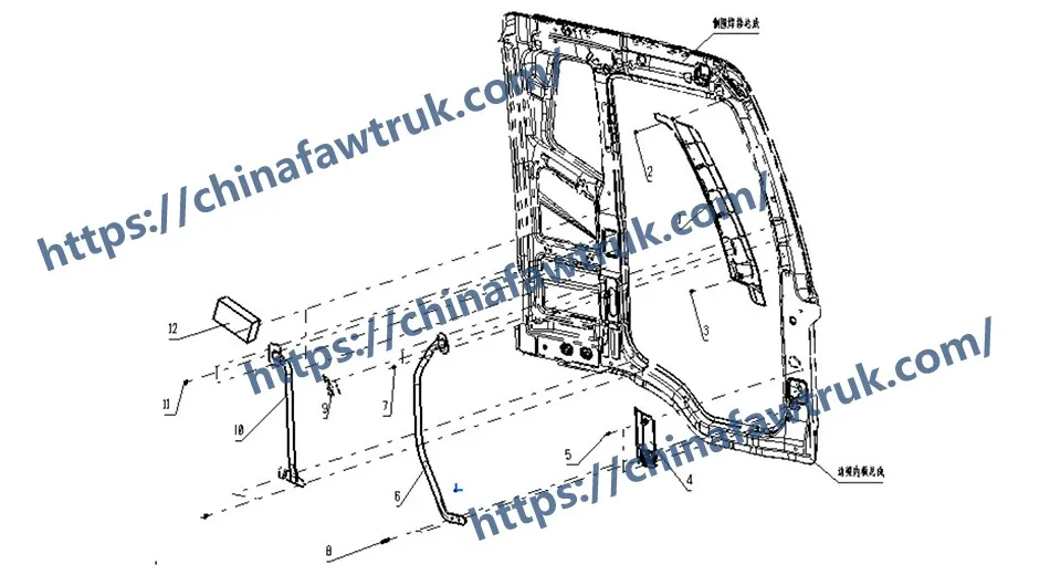 Боковая облицовка FAW J6P