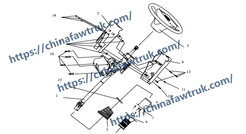 Рулевой механизм FAW J6P