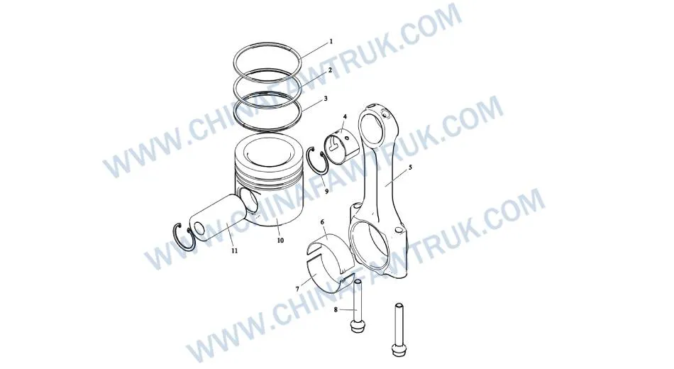 FAW Pistons, Connecting Rods