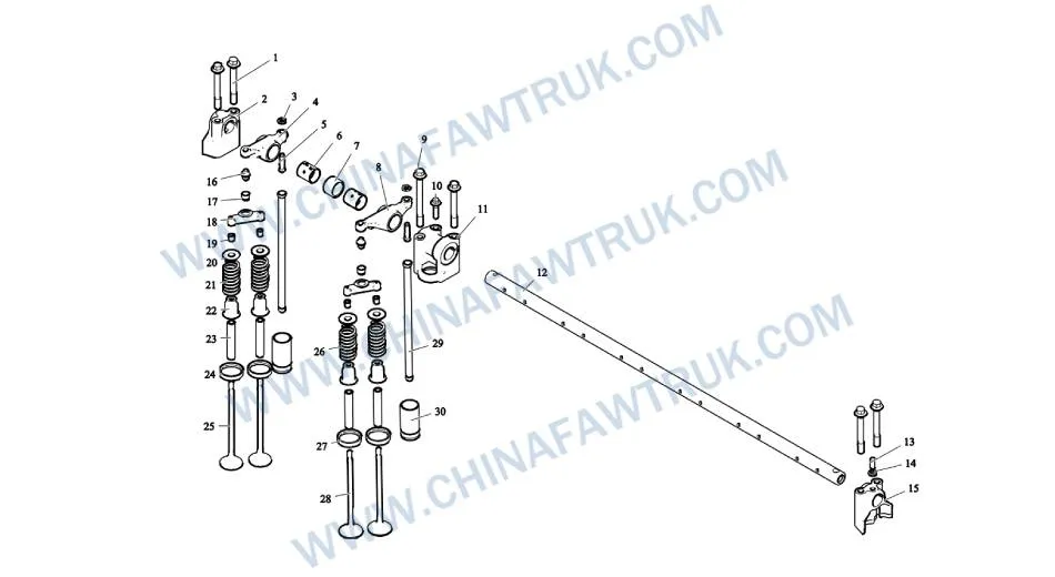 FAW Valve Train (without engine braking)