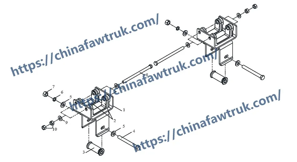 Задняя подвеска в сборе для кабины