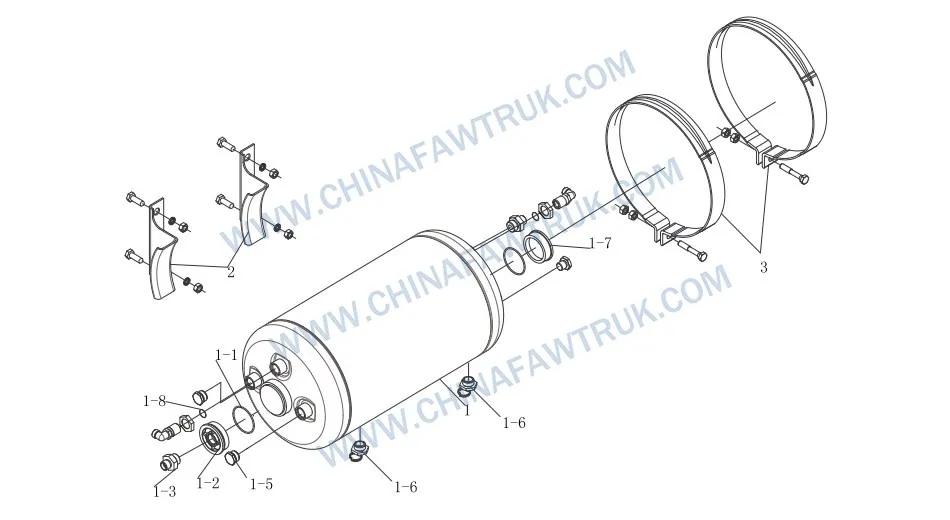 FAW Russian Auxiliary Air Tank