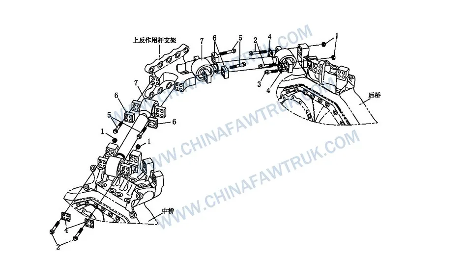 FAW Russian Balance Suspension Reaction-Rod