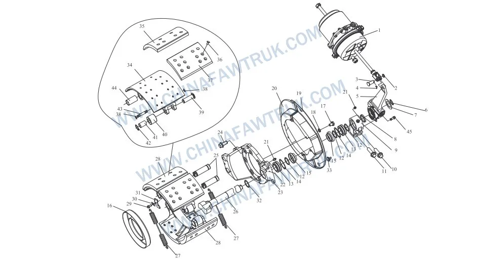 FAW Russian Centre-Left Brake