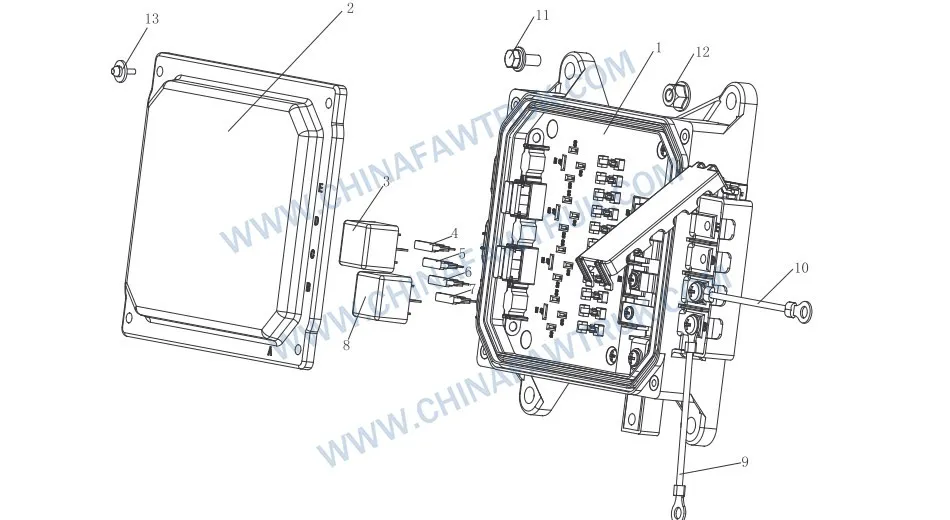 Блок предохранителей шасси FAW, российский