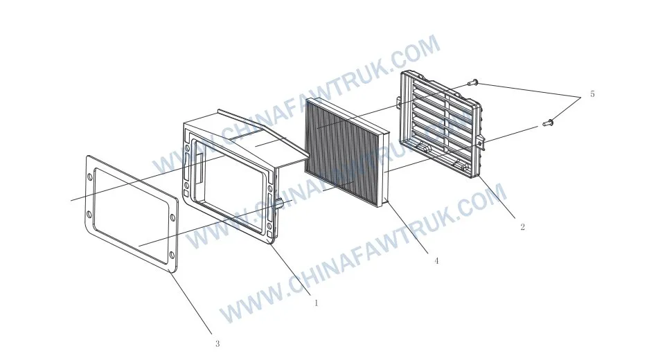 Filtre à air externe russe FAW