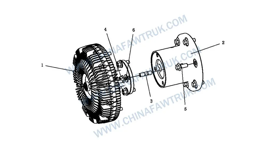 Embreagem de ventilador russo FAW