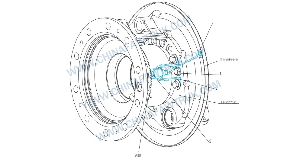 FAW Russian Front Axle Sensor