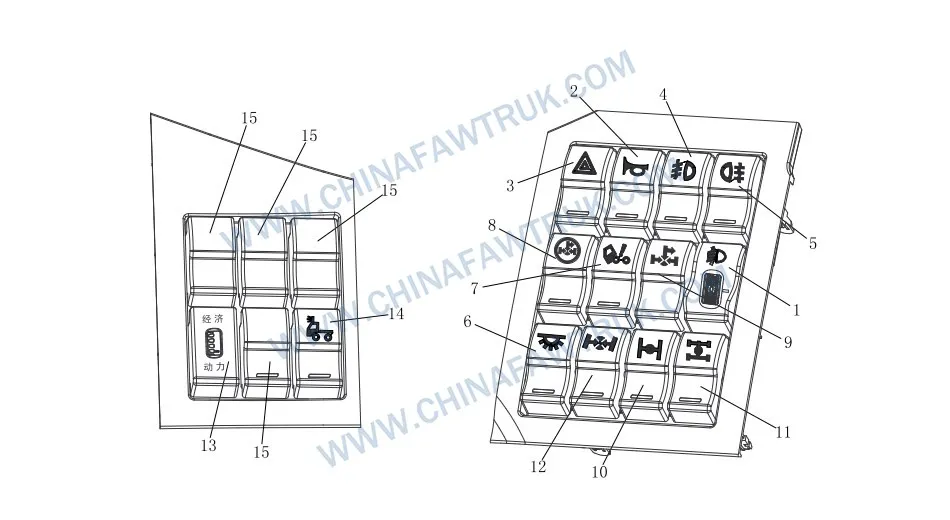 Interruptor de función ruso FAW