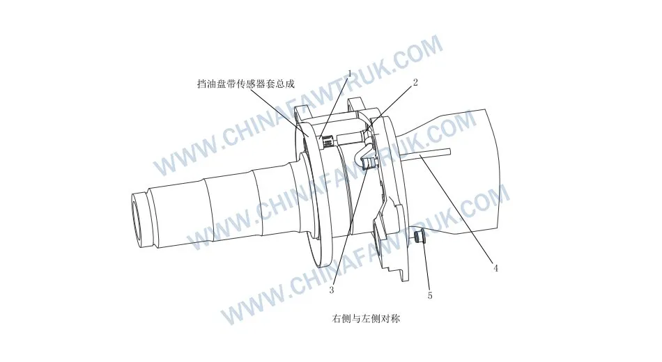 FAW Русский датчик заднего моста