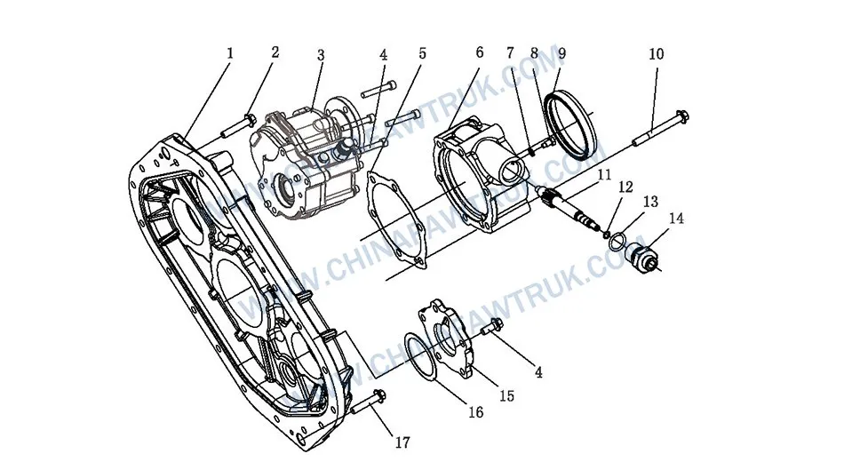 Assemblage de boîtier de sous-boîte russe FAW