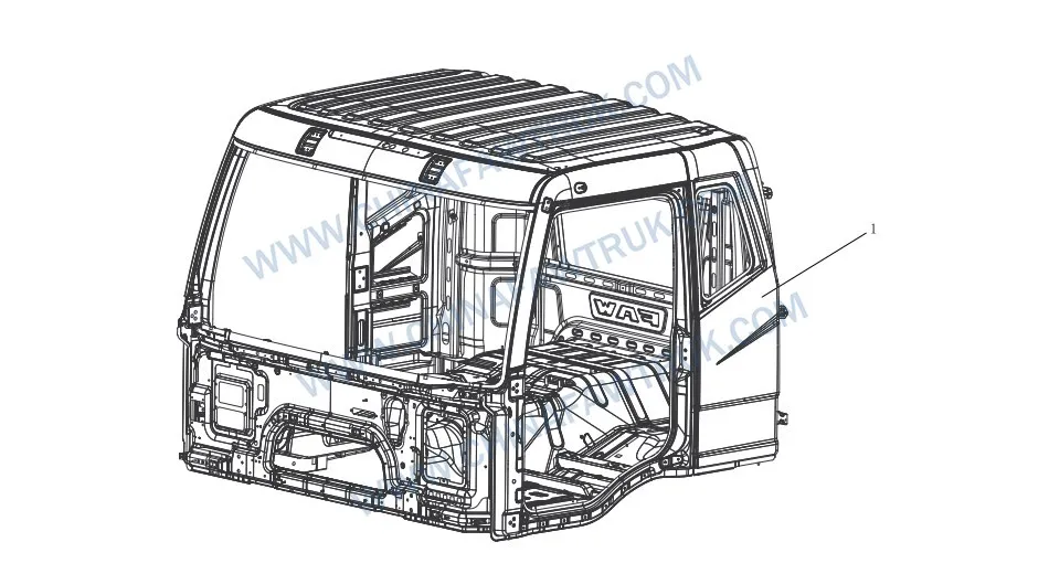 FAW Russian Welded Cab Assembly