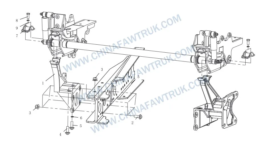 Front Suspension Assembly For Cab