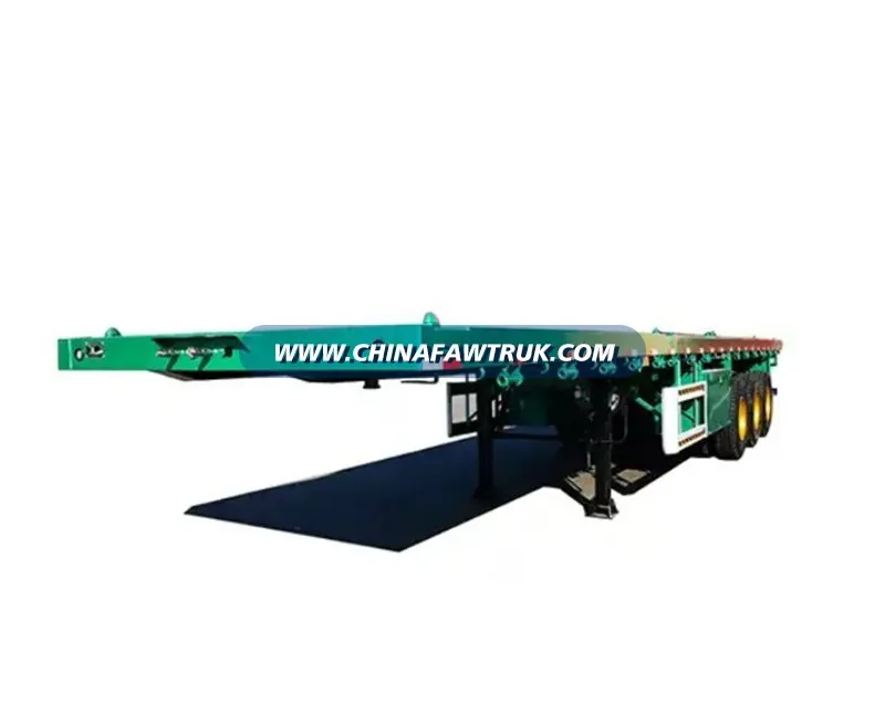 FAW 234 Semirremolque contenedor de plataforma plana con ejes