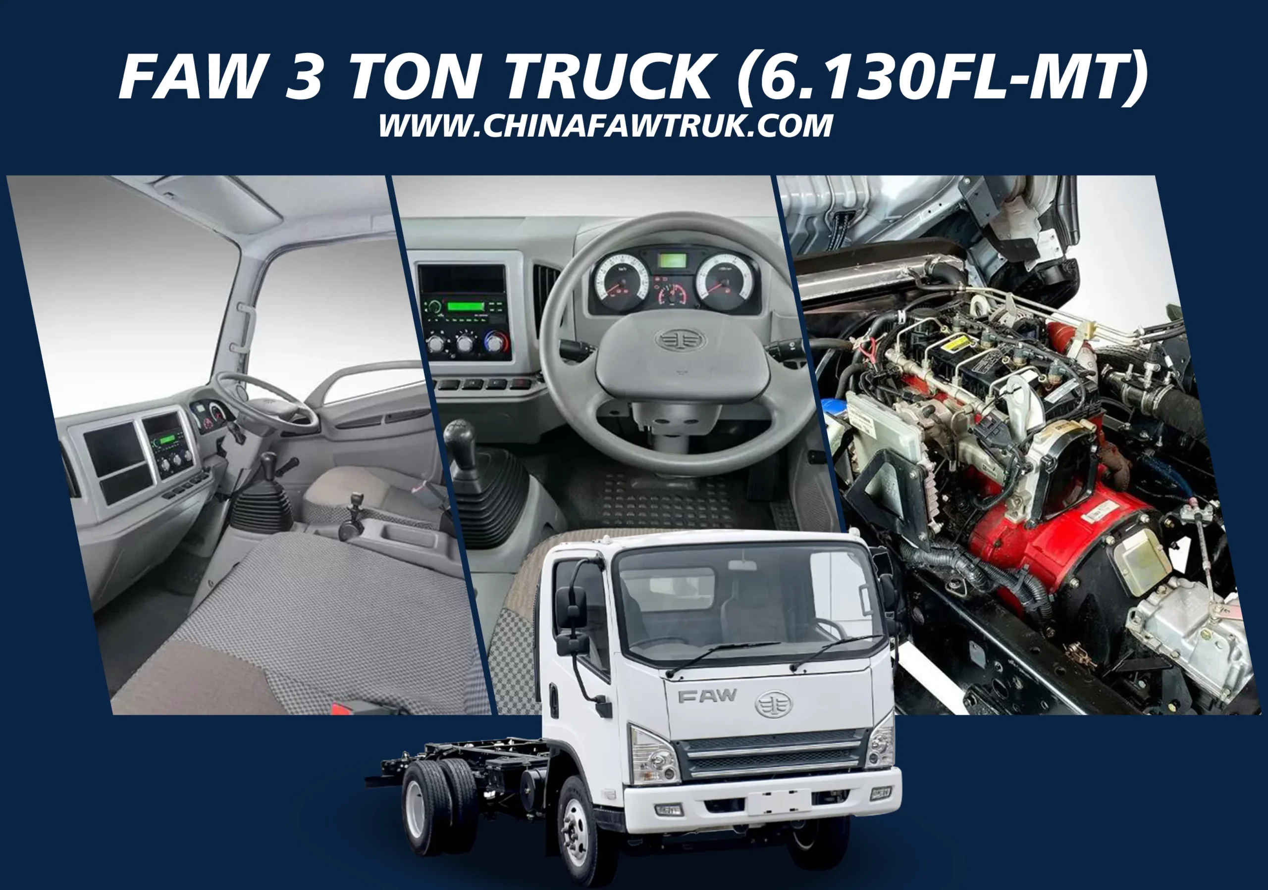 FAW 3 Ton Truck (6.130FL-MT)