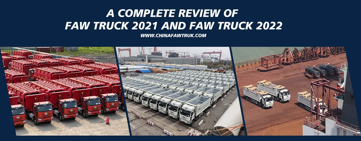 Modern FAW Truck on the road