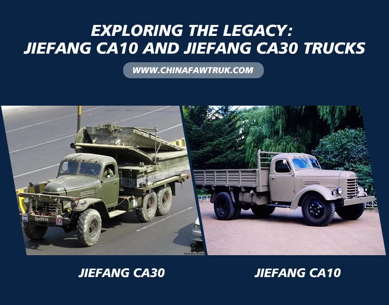Jiefang CA10 and Jiefang CA30 Trucks-2