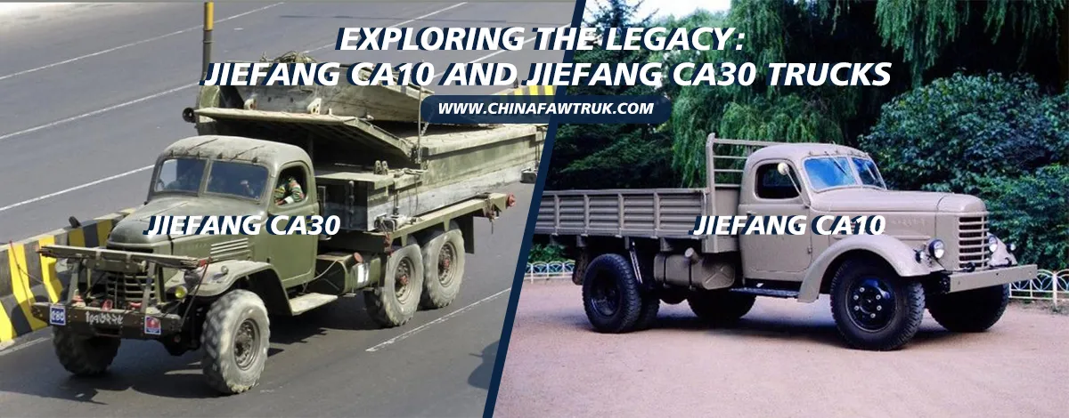 Jiefang CA10 and CA30 Trucks in Action