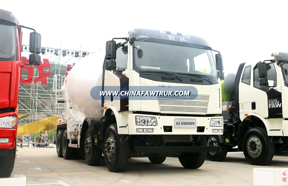 FAW Jiefang J6L Lightweight Edition 320 HP 8x4 Concrete Mixer Truck