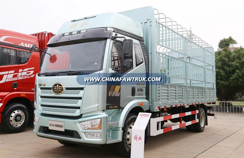FAW Jiefang J6L Medium-Duty Truck, 240 HP, 4x2, 6.75-meter Box-Type Cargo Truck (China VI)