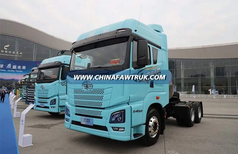 Tractor automático FAW Jiefang JH6 540 CV 6x4 GNL (Transmisión rápida de 16 velocidades)