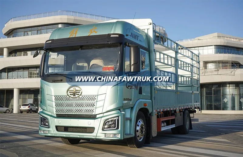 Faw Jiefang JH6 camión de servicio pesado, 320 caballos de fuerza, 6.75 metro, Transmisión automática AMT, Camión de plataforma