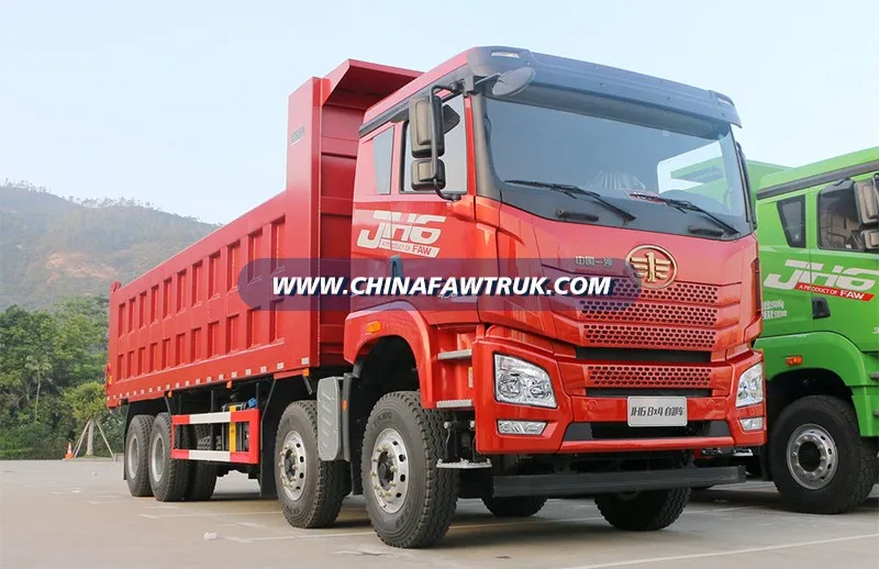 Faw Jiefang JH6 camión de servicio pesado, 430 caballos de fuerza, 8x4, 8.2-camión volquete de metros