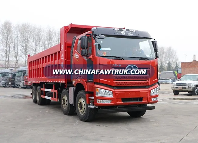 FAW Jiefang nuevo camión pesado J6P, 500 caballos de fuerza, 8x4, 8-camión volquete de metros (Amortiguadores hidráulicos) (16-velocidad)