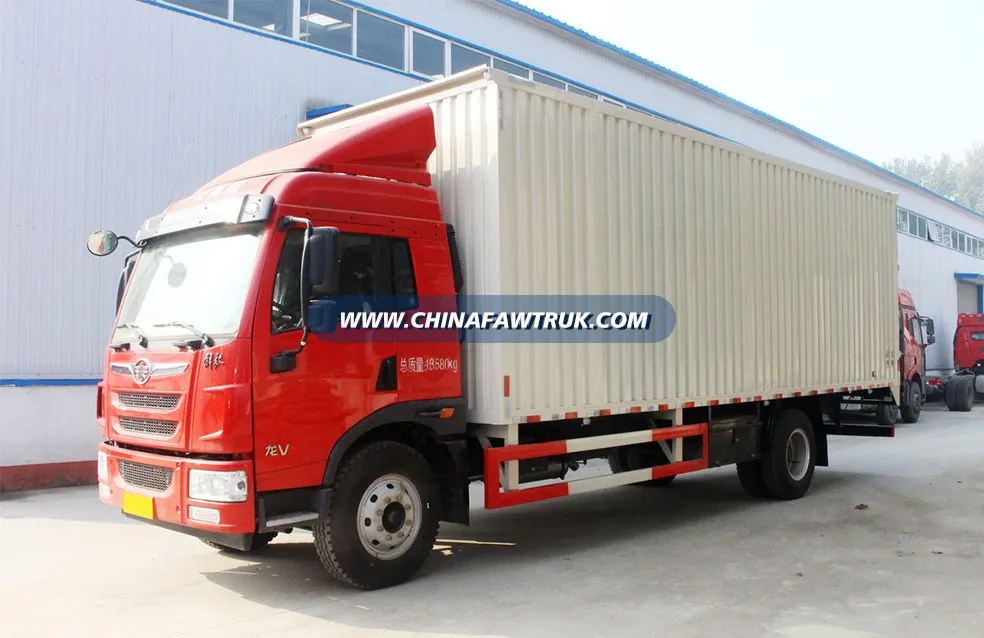 FAW Qingdao Jiefang Dragon V Medium-Duty Truck, 164 HP, 4x2, 7.2-meter Box Truck