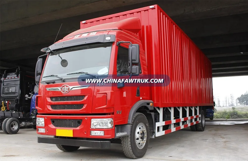 FAW Qingdao Jiefang Dragon V Medium-Duty Truck, 220 HP, 4x2, 9.65-meter Box Truck