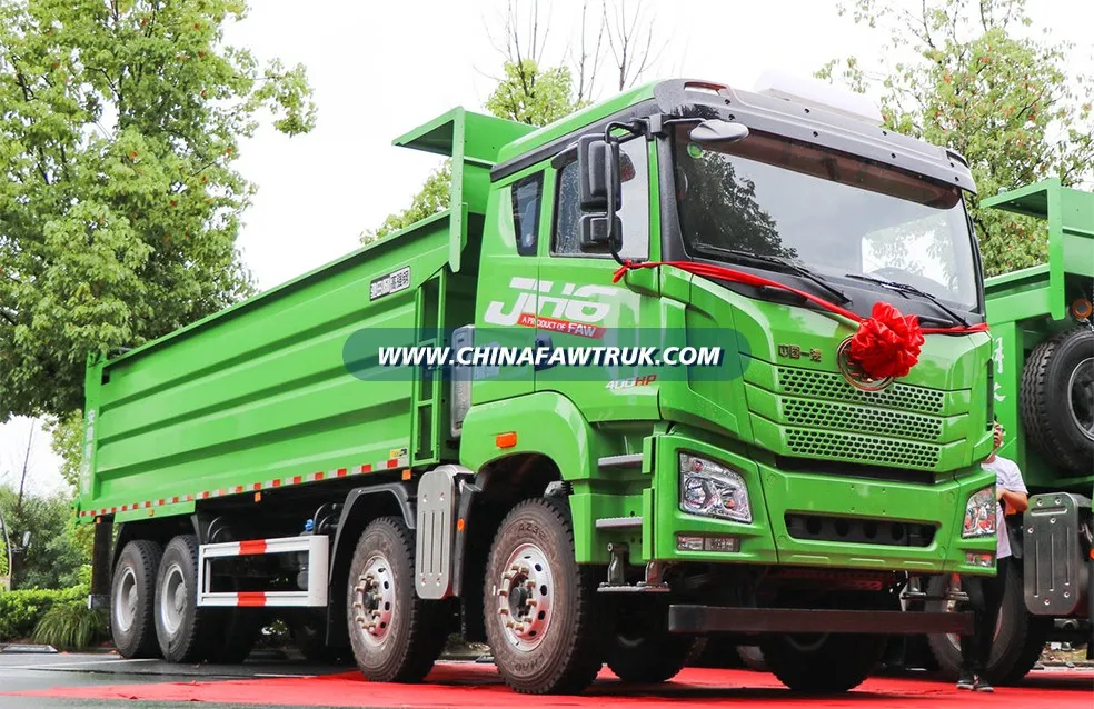 FAW Qingdao Jiefang JH6 Heavy-Duty Truck, 400 HP, 8x4, 6.5-meter Dump Truck