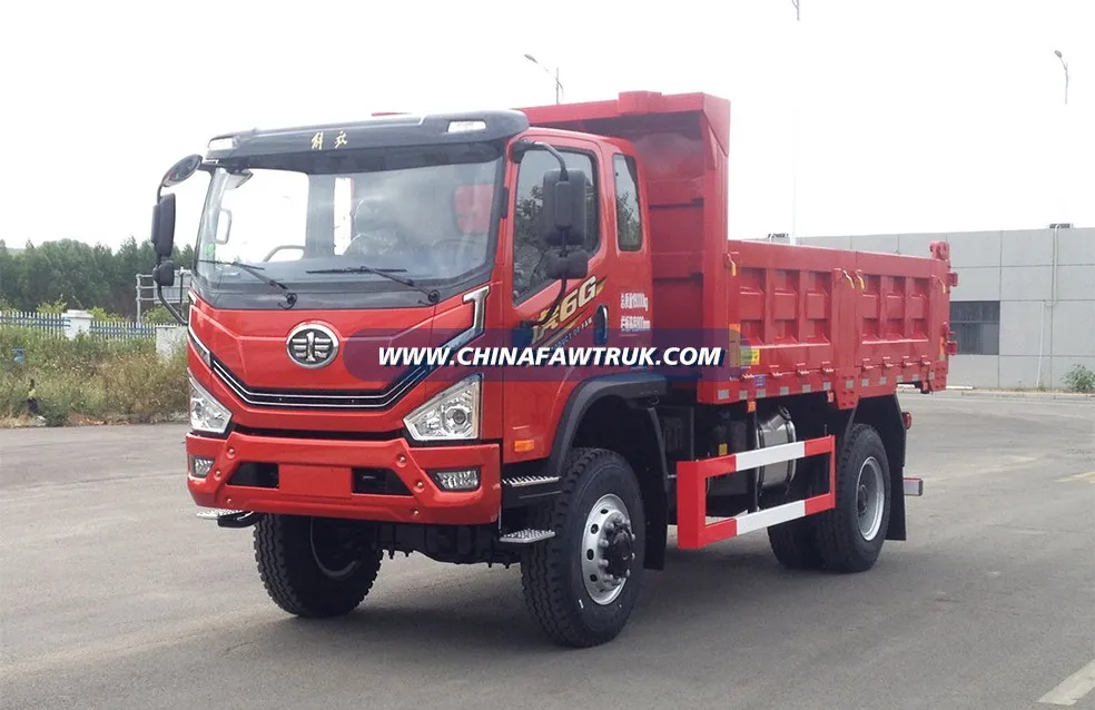 FAW Qingdao Jiefang Tiger 6G 4.3L Diesel 200 HP 4x4 Fast 10-Speed 4.2-meter 1.5-ton Dump Truck