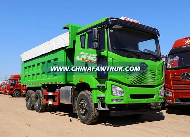 Camión de servicio pesado Jiefang JH6, 400 caballos de fuerza, 6x4, 5.8-camión volquete de metros