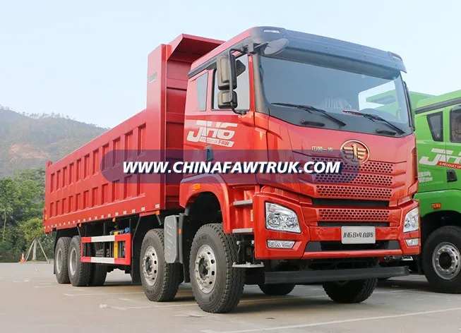 Camión de servicio pesado Jiefang JH6, 430 caballos de fuerza, 8x4, 8.2-camión volquete de metros