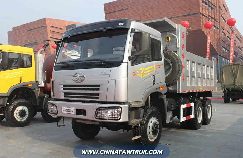 China Truck FAW Aowei (J5P) Heavy-Duty Truck, 330 HP, 6x6, 4.6-meter Dump Truck